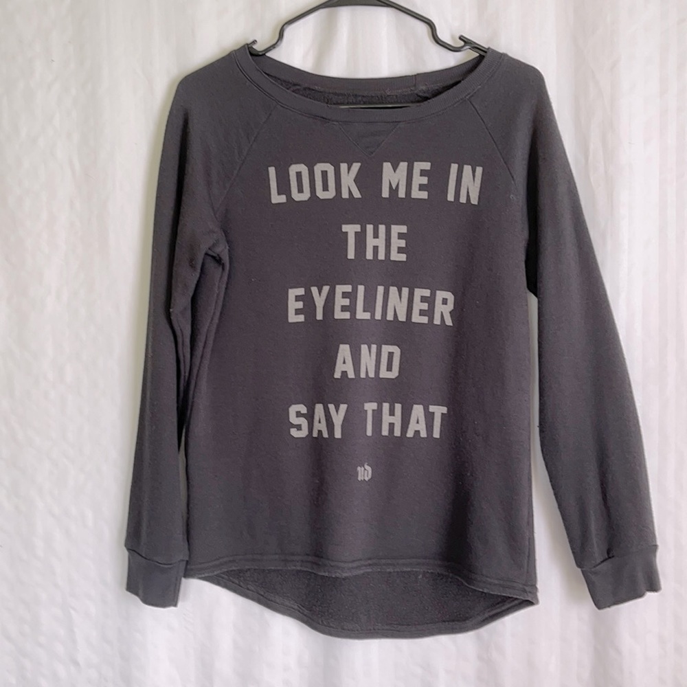 URBAN DECAY PULLOVER EYELINER SWEATER